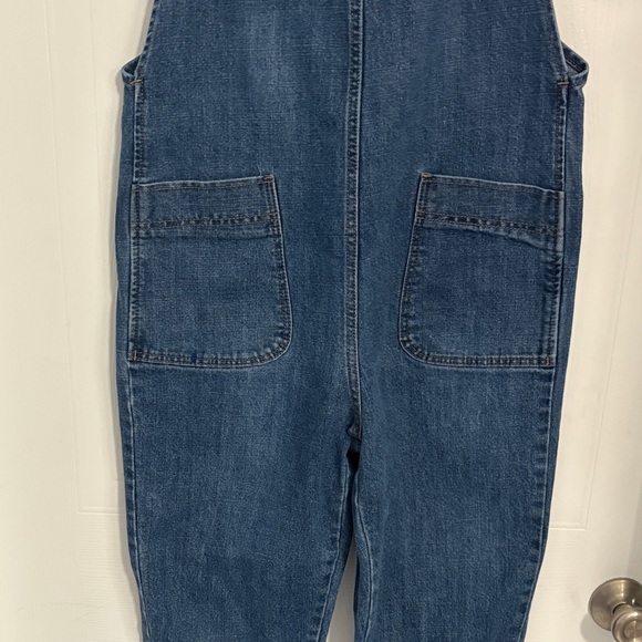 Amazon Women's Dark Blue Denim Overalls - Picture 4 of 5